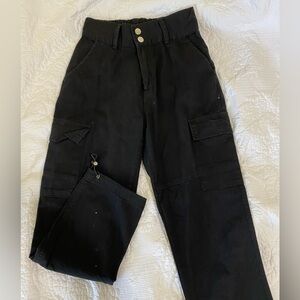 Black Cargo fashion nova Pants